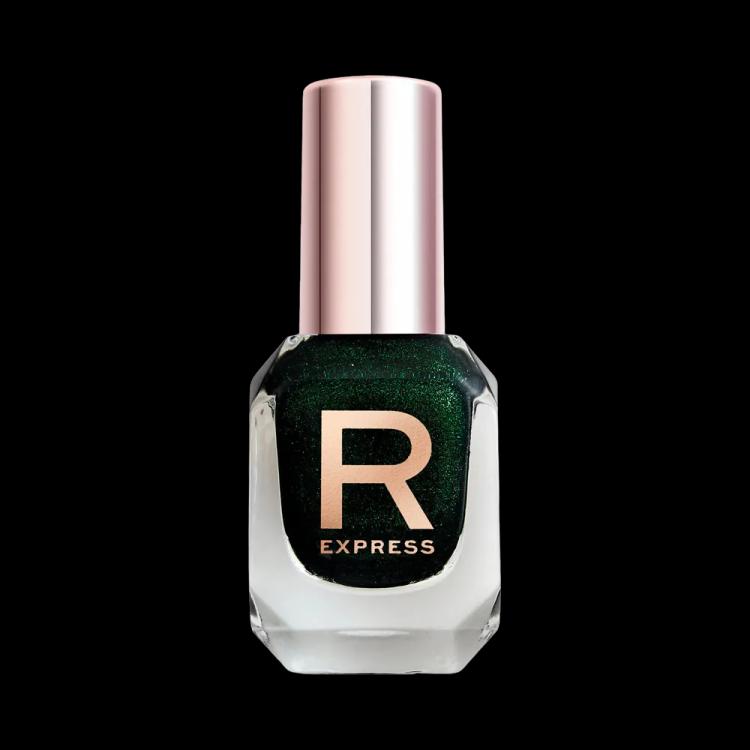 Makeup Revolution Express Nail Polish - Poison Black