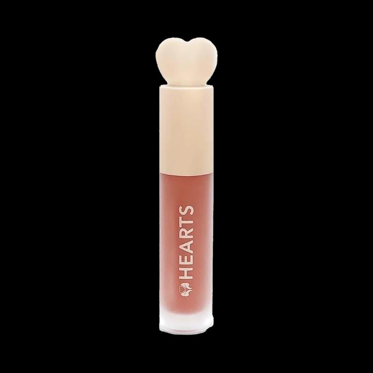 Hearts Liquid Matte Lipstick, 007 Honey Rose - 6 ml
