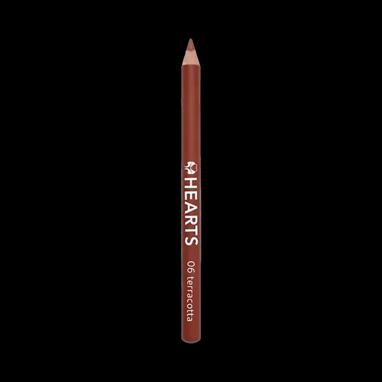 Hearts Lip Liner - 06 Terracotta