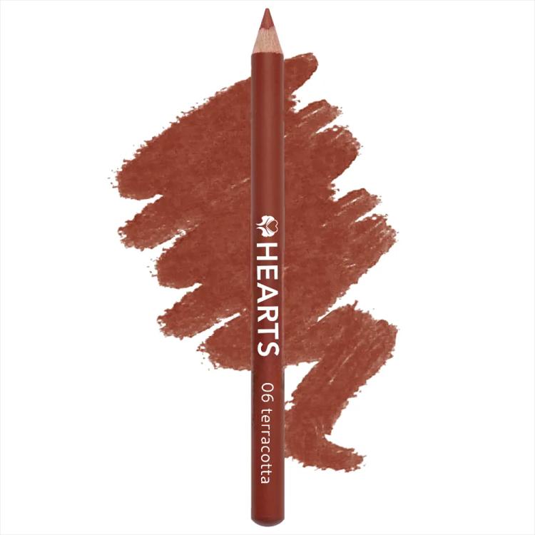 Hearts Lip Liner - 06 Terracotta