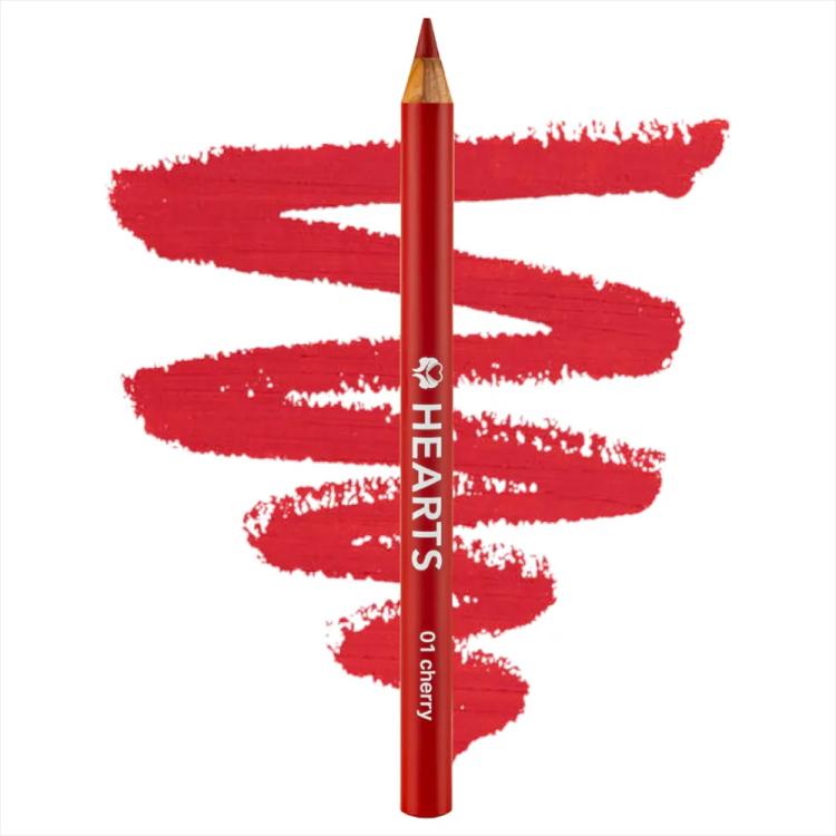 Hearts Lip Liner - 01 Cherry