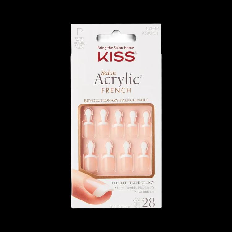 Kiss Salon Acrylic French Press-On Nails - Crush Hour