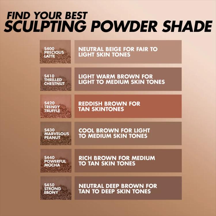 Make Up Forever Artist Sculpt Longwear Skin-fusing Powder Contour - Matte Light Warm Brown