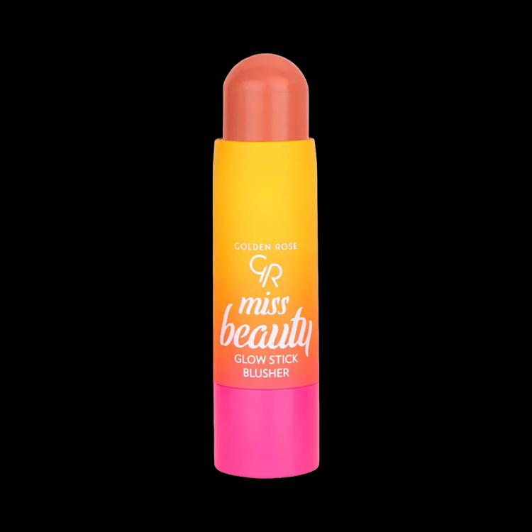 Golden Rose Miss Beauty Glow Stick Blusher - 01 Peach Flash
