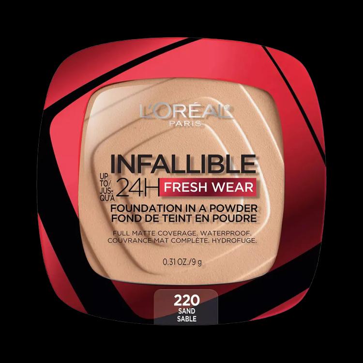 L’Oréal Paris Infallible Up to 24H Fresh Wear Foundation In A Powder - 220 Sand (9 g)