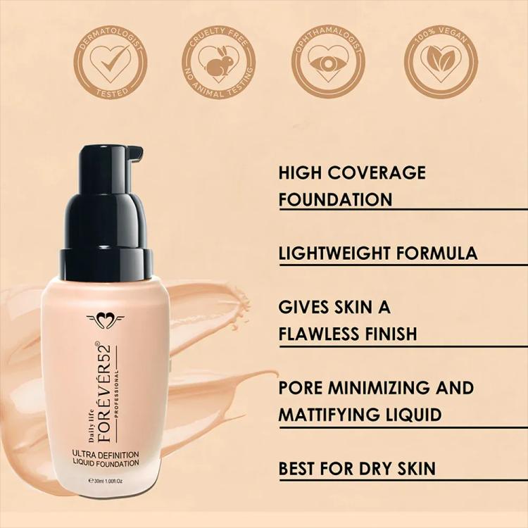 Daily Life Forever52 Ultra Definition Liquid Foundation - FLF006 Pralines Cake (30 ml)