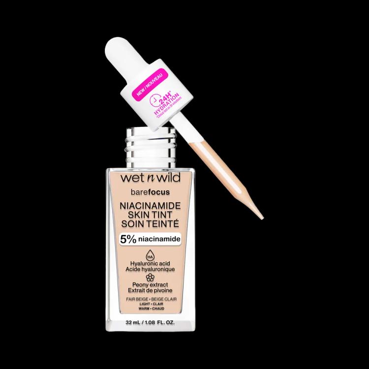 Wet N Wild Bare Focus Niacinamide Skin Tint - Fair Beige (32 ml)