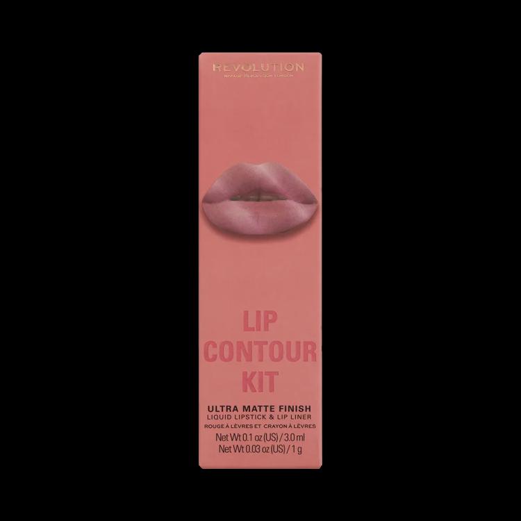 Makeup Revolution Lip Contour Kit Gift Set - Queen