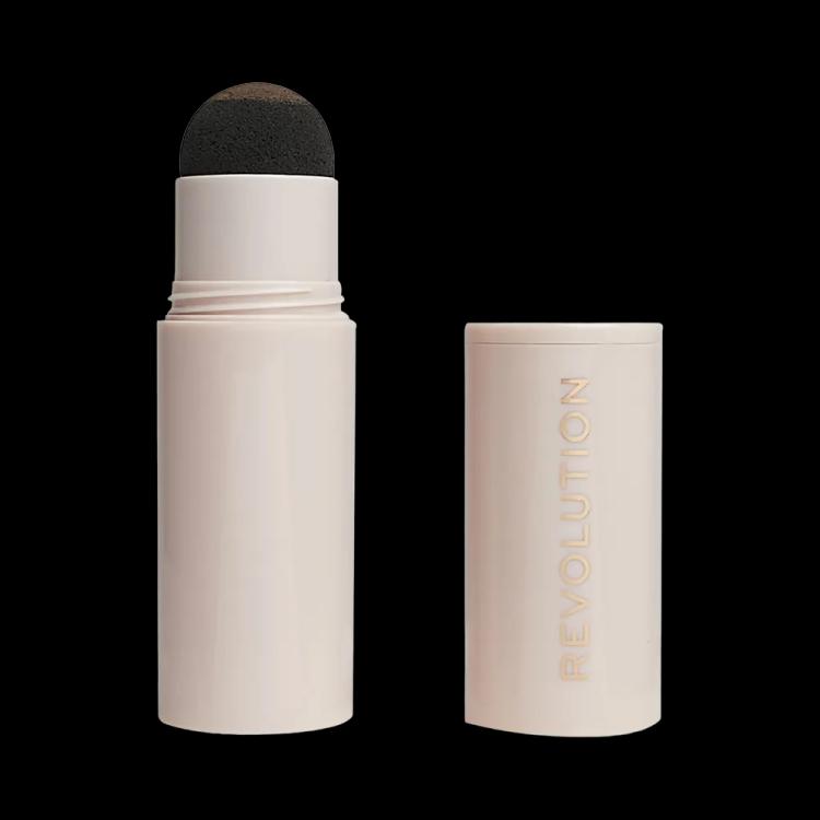 Makeup Revolution Brow Powder Stamp & Stencil Kit - Medium Brown (0.65 g)