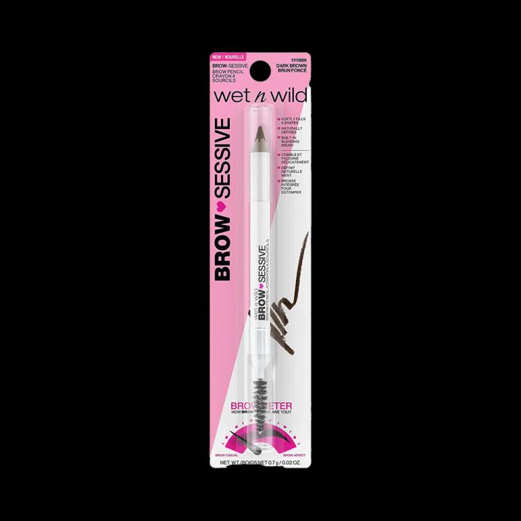 Wet N Wild Brow-Sessive Brow Pencil - Dark Brown (0.7 g)