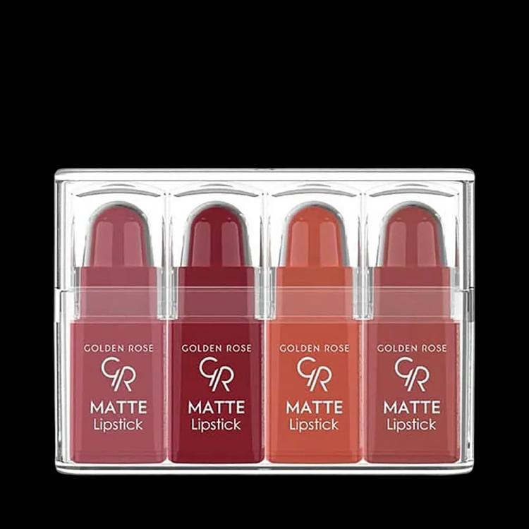 Golden Rose Matte Lipstick Mini - 4 pcs (4 pcs)