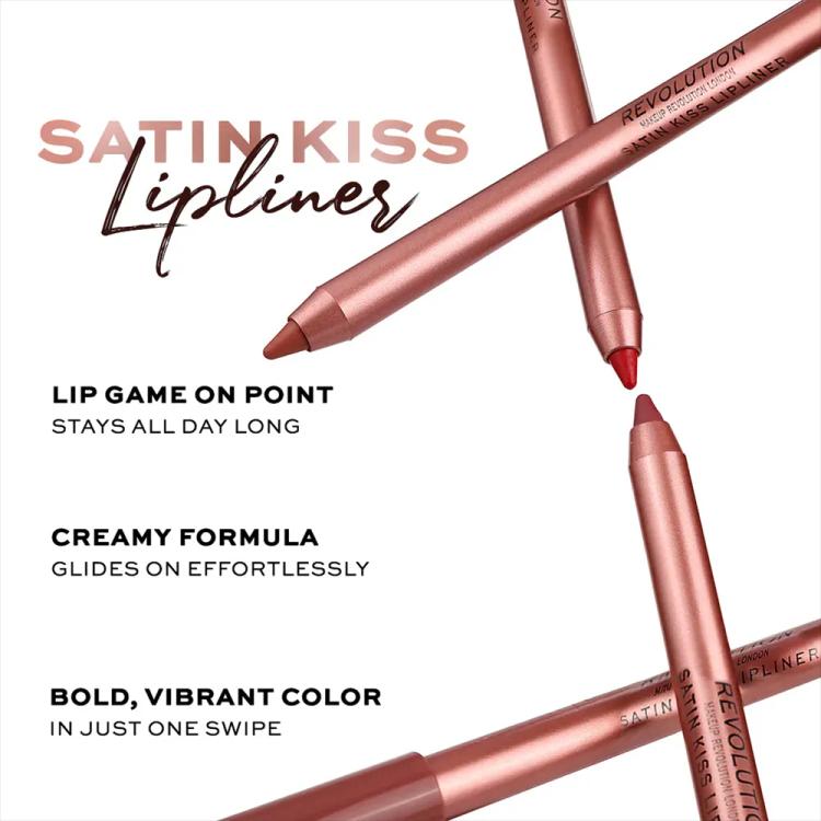 Makeup Revolution Satin Kiss Lip Liner - Chauffeur
