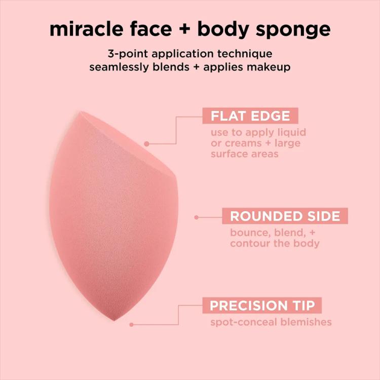 Real Techniques Miracle Face + Body Sponge 1489