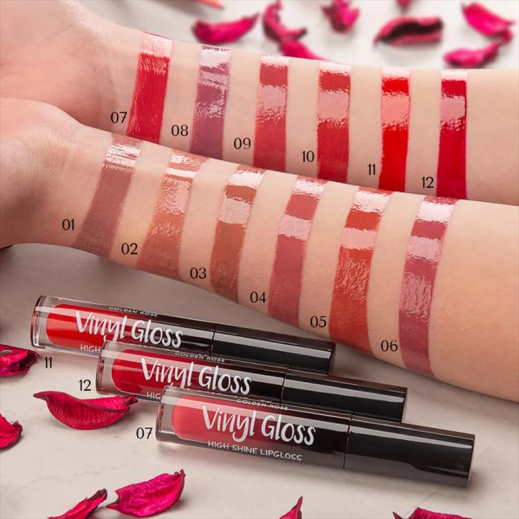 Golden Rose Vinyl Gloss High Shine Lipgloss - 3
