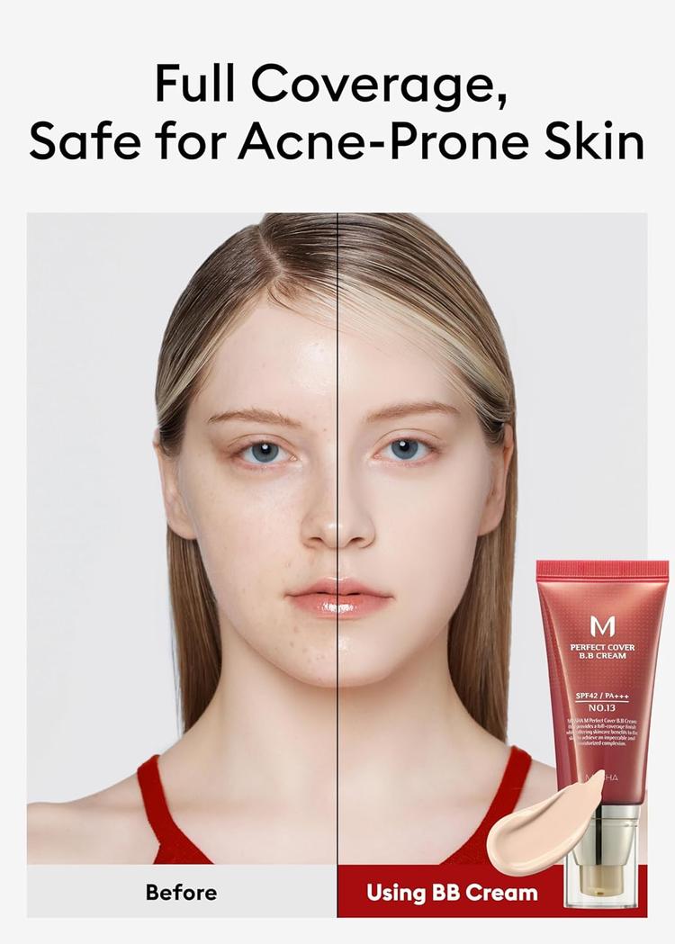 Missha M Perfect Cover BB Cream SPF 42 PA+++ - No.13 Bright Beige