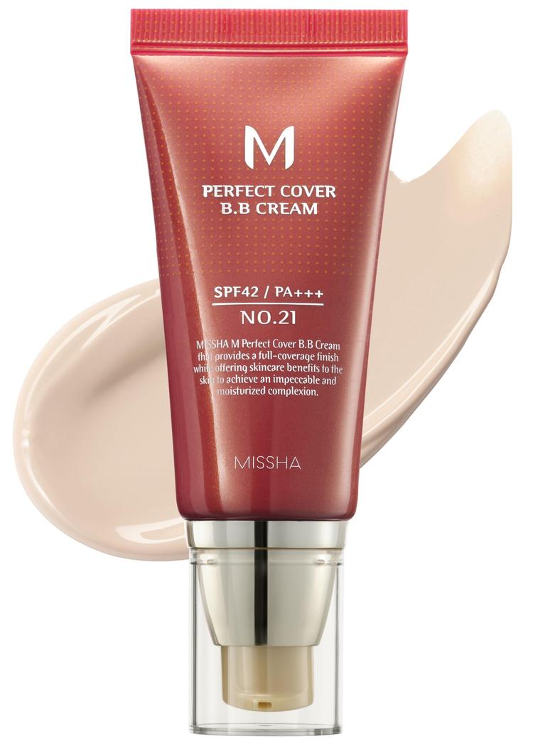 Missha M Perfect Cover BB Cream SPF 42 PA+++ - No.21 Light Beige