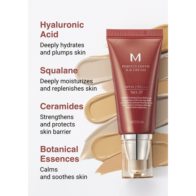 Missha M Perfect Cover BB Cream SPF 42 PA+++ - No.23 Natural Beige