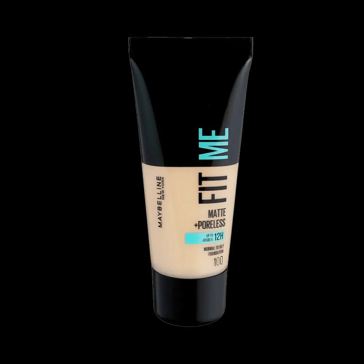 Maybelline New York Fit Me Matte+Poreless Foundation - 100 Warm Ivory