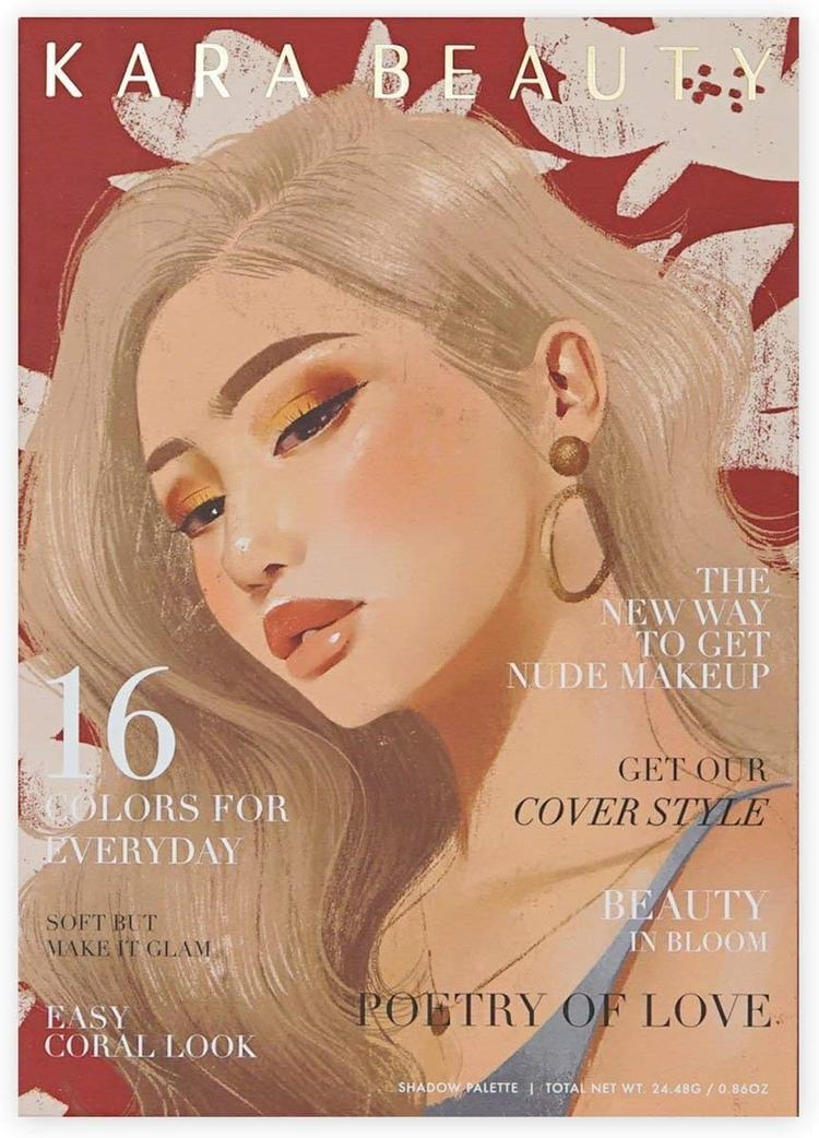 Kara Beauty Pottery of Love Eyeshadow Palette ES100