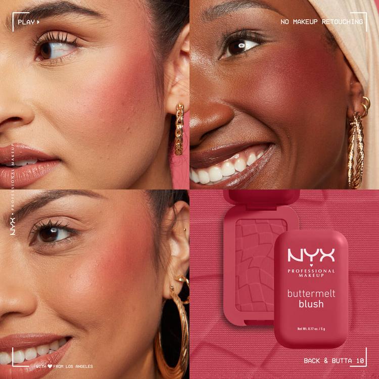 NYX Professional Makeup Buttermelt Blush - 10 Back And Butta