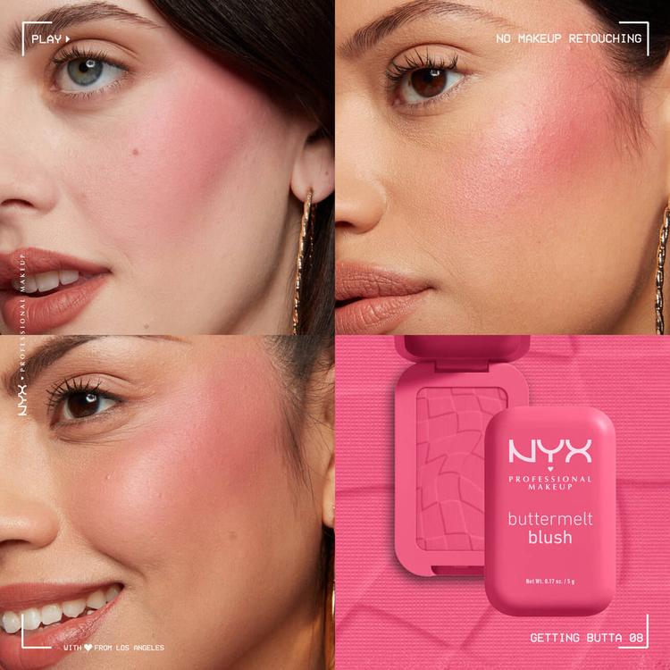 NYX Professional Makeup Buttermelt Blush - 08 Getting Butta