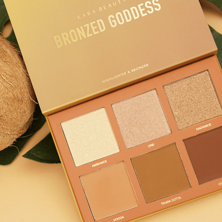 Kara Beauty Bronzed Goddess Bronzer & Highlight Palette - 22.8 g