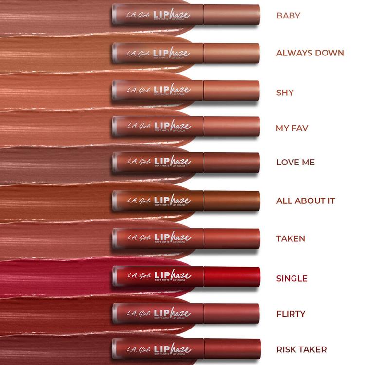 L.A.Girl Lip Haze Soft Matte Lip Color - GLC765 Love Me