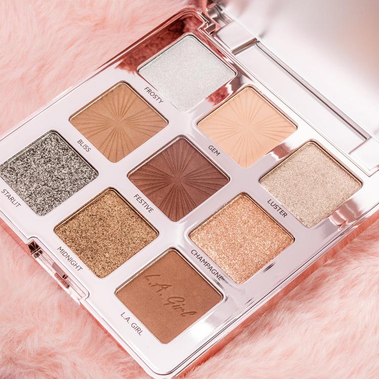 L.A.Girl 9 Color Eyeshadow Palette - G43385 Radiate