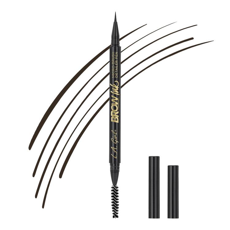 L.A.Girl Brow Ink Micro Brush Detailer Pen - GBP346 Dark Brown
