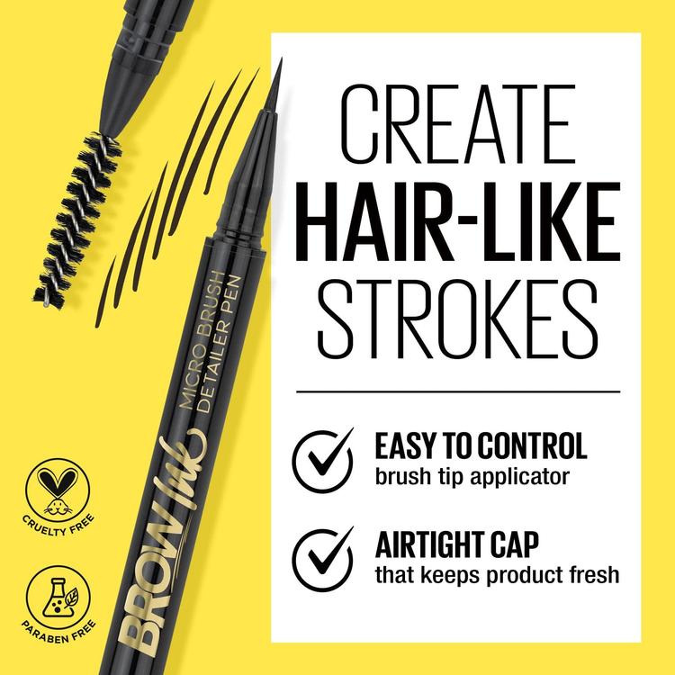 L.A.Girl Brow Ink Micro Brush Detailer Pen - GBP346 Dark Brown