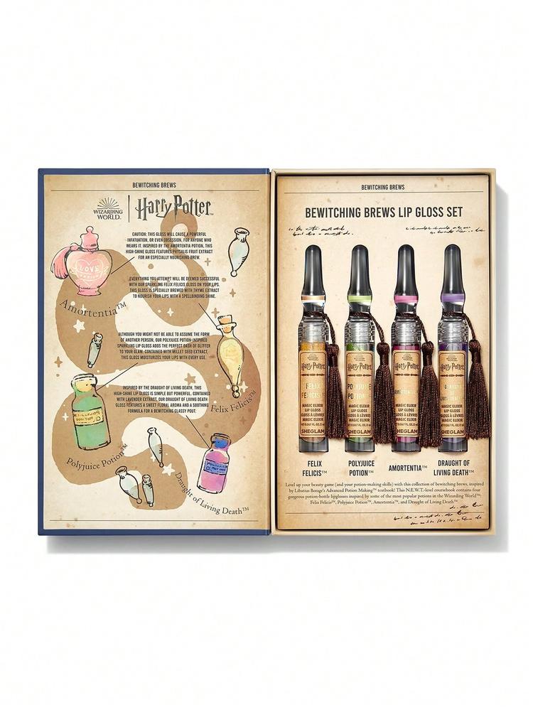 Sheglam Harry Potter Bewitching Brews Lip Gloss Set - 8 ml