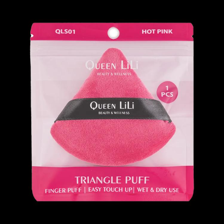 Queen LiLi Hot Pink Triangle Puff
