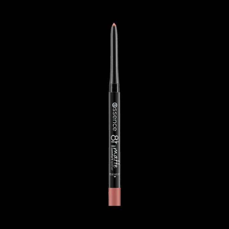 essence 8H Matte Comfort Lipliner - 04 - Rosy Nude