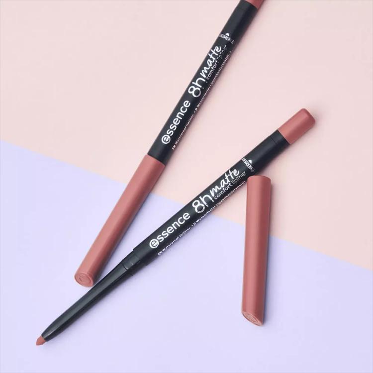 essence 8H Matte Comfort Lipliner - 04 - Rosy Nude
