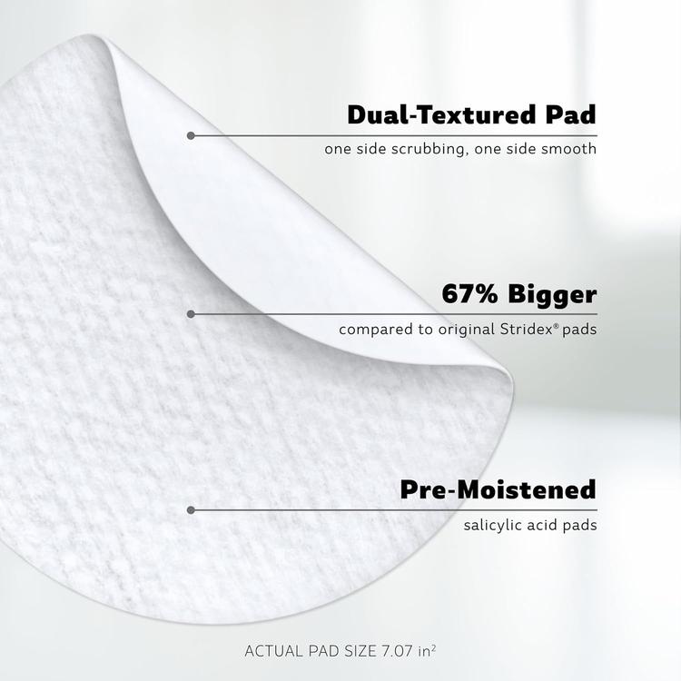 STRIDEX XL Face & Body Pads - 90 Pads