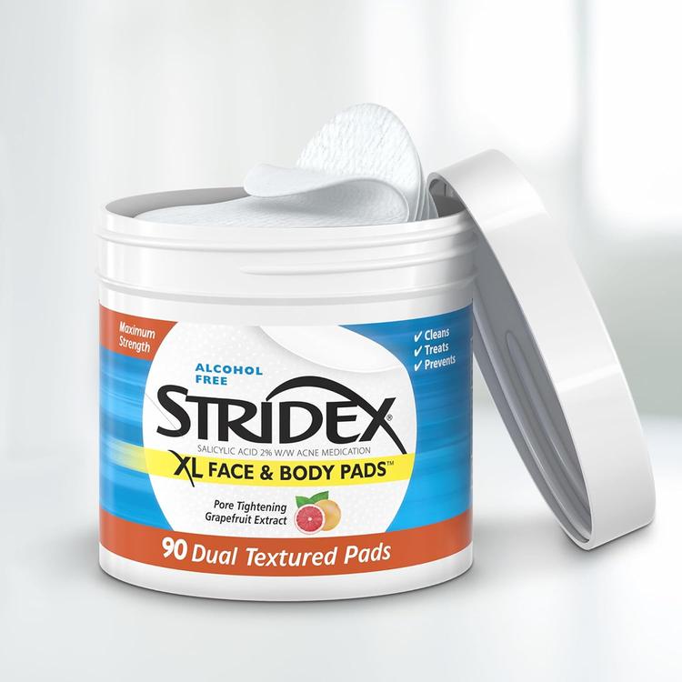 STRIDEX XL Face & Body Pads - 90 Pads