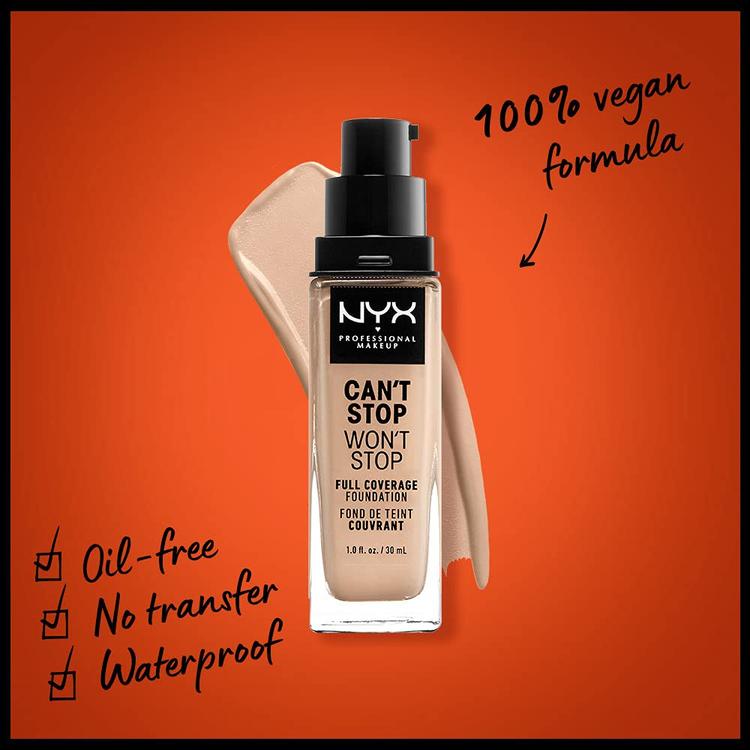 NYX Professional Makeup Can't Stop Won't Stop Foundation
 - 6.5 Nude