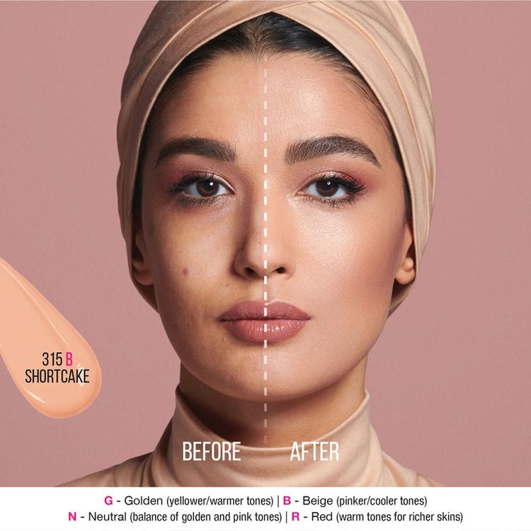 Huda Beauty #FauxFilter Luminous Matte Foundation - Shortcake 315B