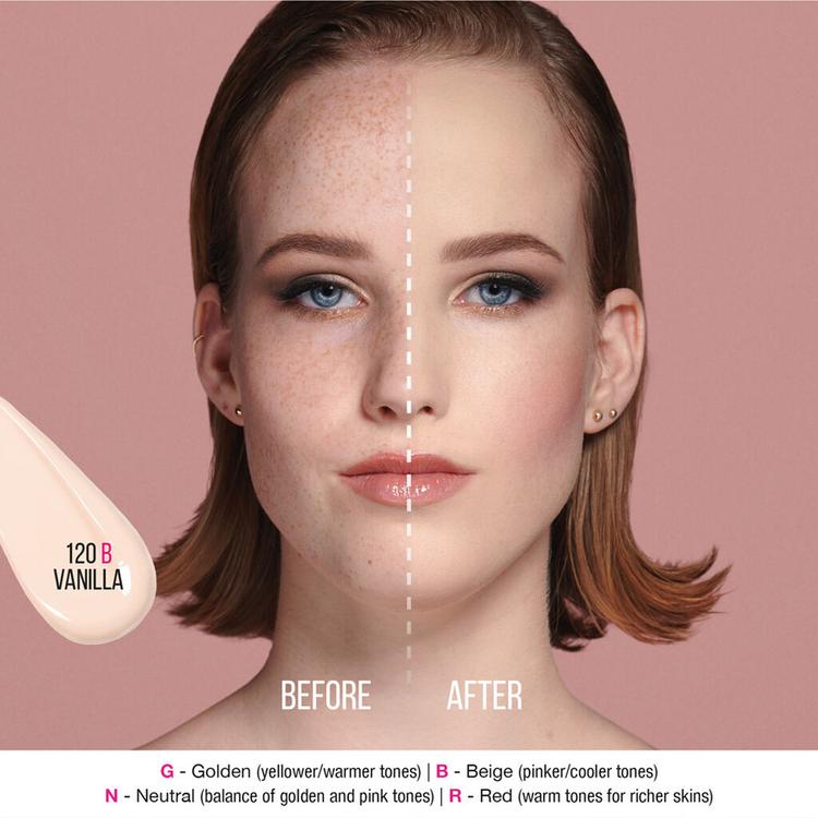 Huda Beauty #FauxFilter Luminous Matte Foundation - Vanilla 120B
