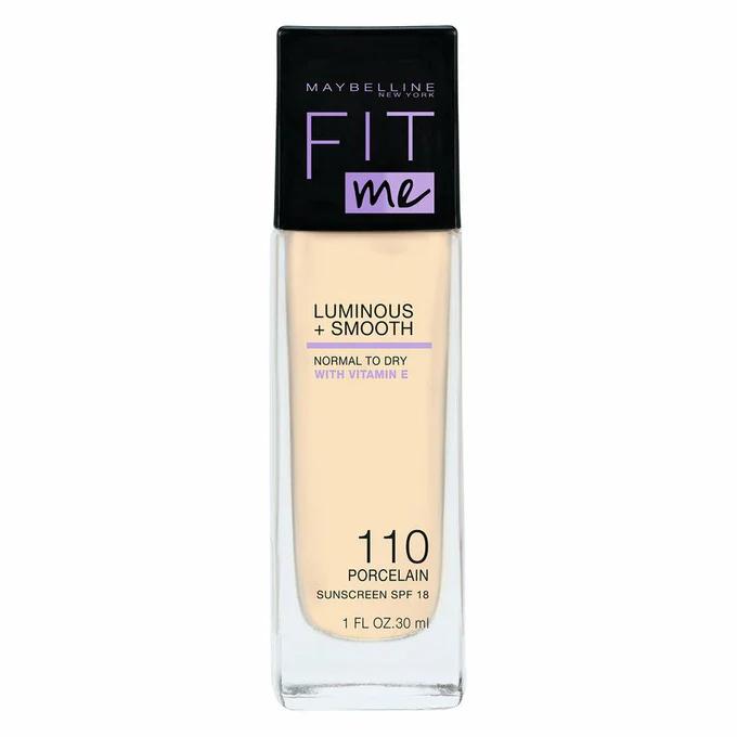 Maybelline New York Fit Me Liquid Foundation SPF 18 - 110 Porcelain
