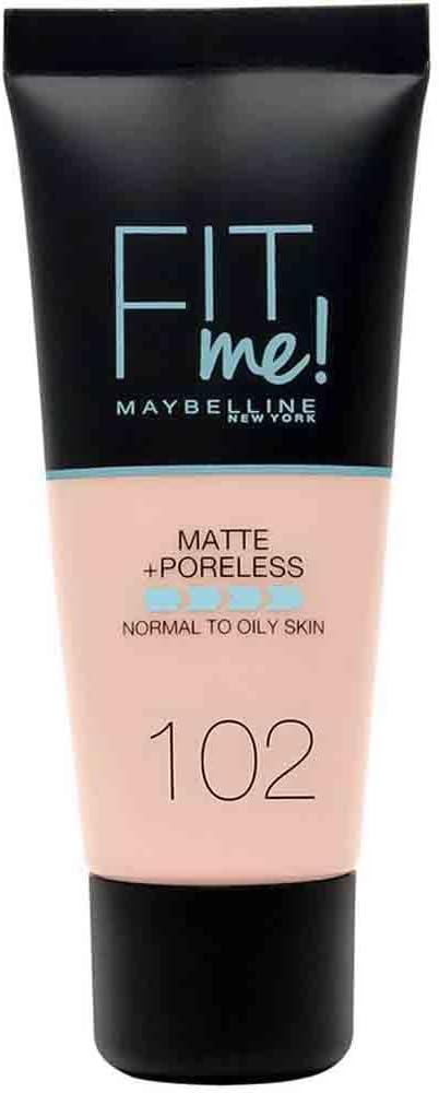Maybelline New York Fit Me Matte Poreless Foundation - 102 Fair Ivory