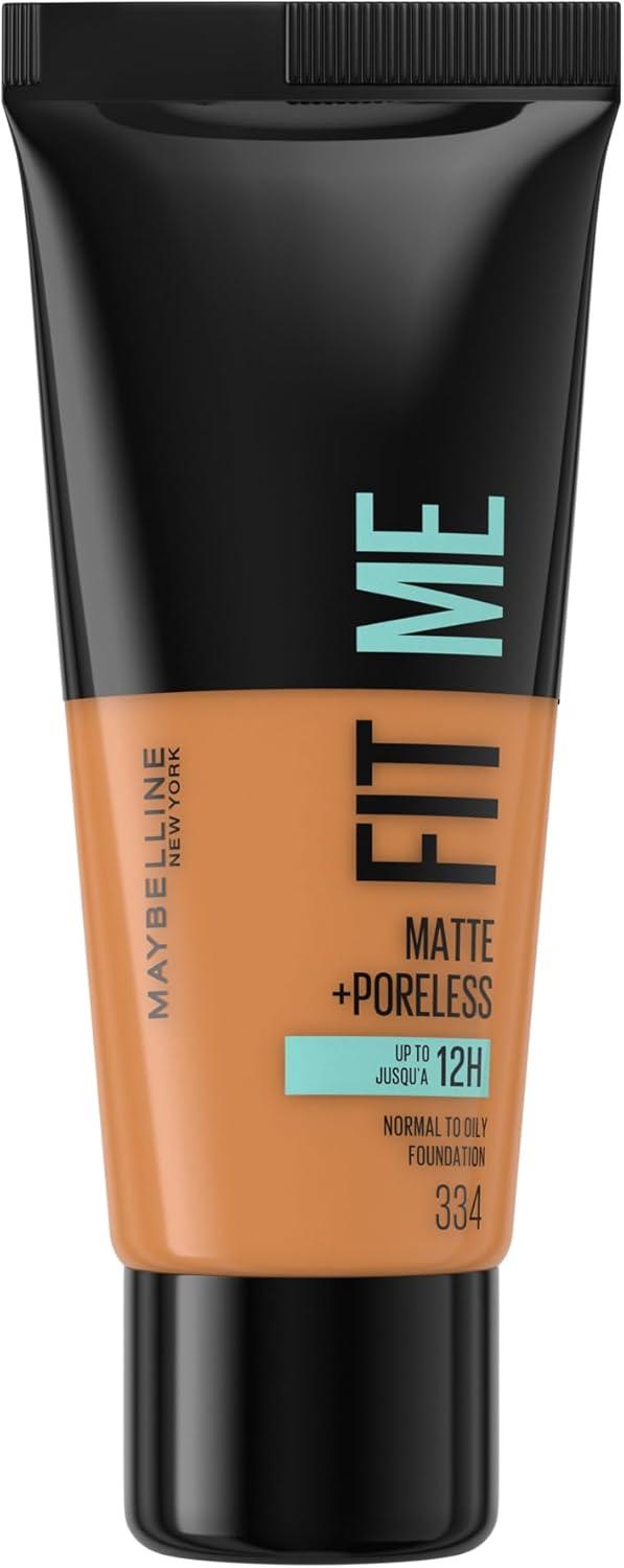 Maybelline New York Fit Me Matte Poreless Foundation - 334 Warm Tan