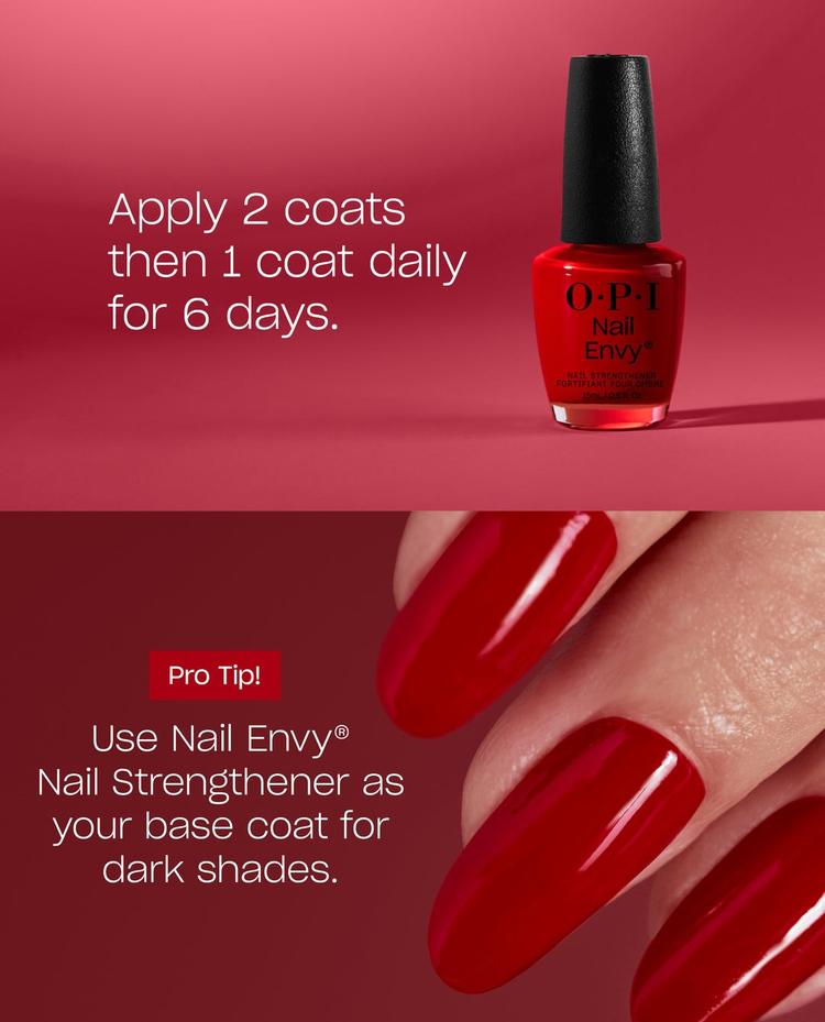 O.P.I Nail Envy Big Apple Red Nail Strengthener -  Apple Red