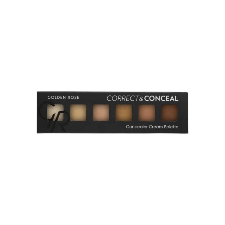 Golden Rose Correct&Conceal Concealer Cream Palette - 02 Medium To Dark