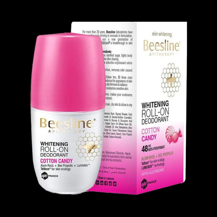 Beesline 48HR Whitening Roll-On, CottOn, Candy - Feminine Hygiene
