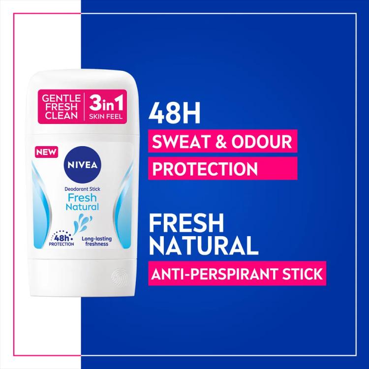 Nivea Fresh Natural Deodorant Stick - 50 ml