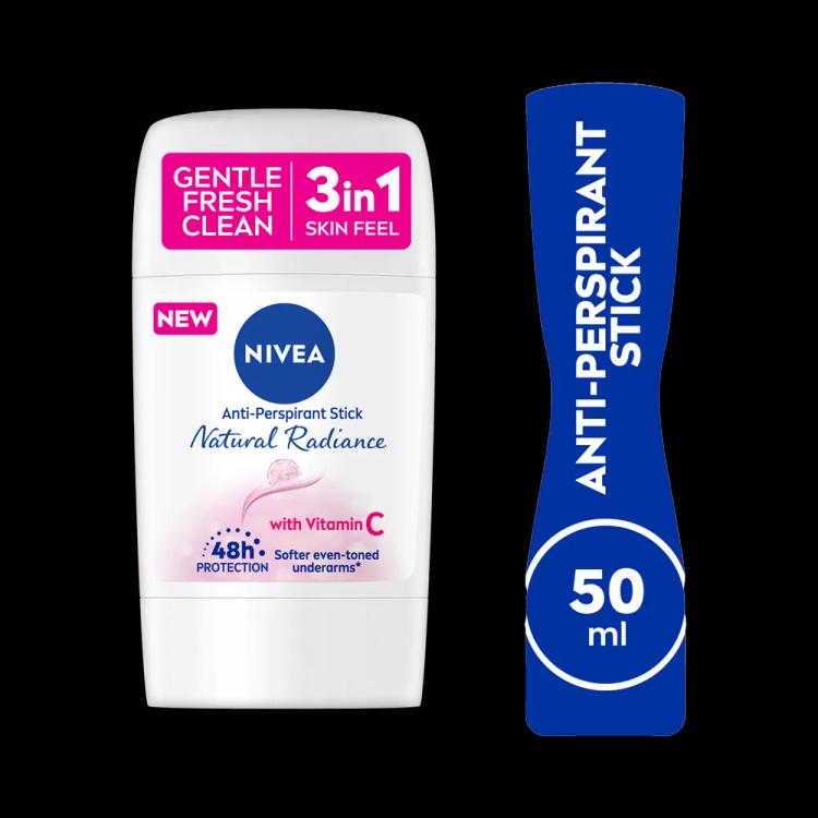 Nivea Natural Radiance Deodorant Stick - 50 ml