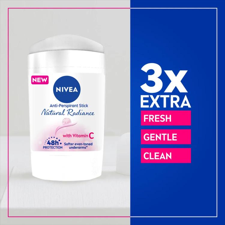 Nivea Natural Radiance Deodorant Stick - 50 ml