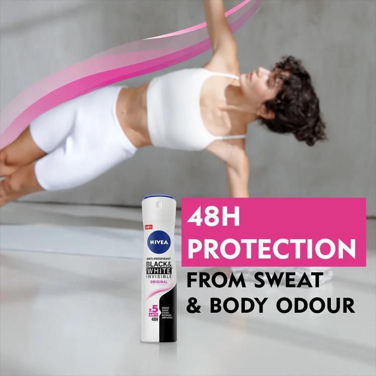 Nivea Black & White Original Deodorant Spray  - 200 ml