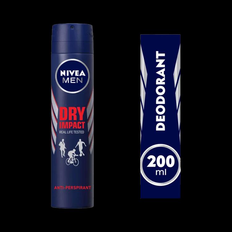 Nivea Dry Impact Aerosol Deodorant Spray - 200 ml